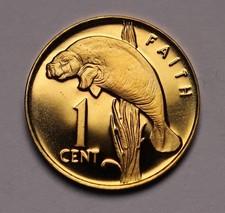 1977 Bank of Guyana Coat of Arms Coin - 'Our People Our Most Precious Asset' — listing 2