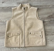 Talbots Brown Open-Front Suede Vest — listing 5