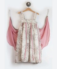 Well Dressed Wolf Girls' Pink Metallic Stripe Twirl Dress, Size 4T, NWT — listing 6
