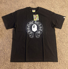 BAPE A Bathing Ape 1st Camo Shark Tee Grey — listing 2