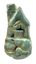 Handmade Art Pottery 'Beloved' House-Form Tealight Candle Lantern with Heart Cutout — listing 2