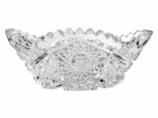 Antique American Brilliant Period (ABP) Cut Glass Bowl with Hobstar, Pinwheel & Punty Motifs — listing 3