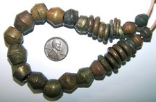 Vintage African Trade Bead Necklace with Venetian Millefiori and Vinyl Heishi Beads — listing 6