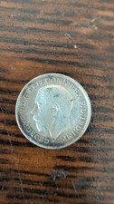 Antique George V Silver Threepence Coin Bracelet — listing 5