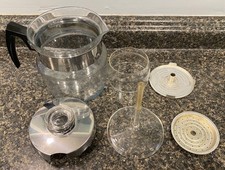 Vintage Pyrex Flameware 6-Cup Glass Stovetop Percolator Coffee Pot — listing 4