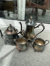 Vintage Silver Plate Melon-Fluted Cream Jug / Milk Creamer EPNS