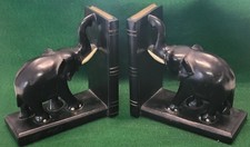 Alexander Backer Co. Mid-Century Egyptian Revival Female Head Bookends, Pair — listing 6