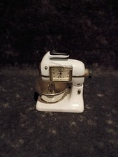 Vintage Novelty Miniature Stand Mixer Figural Desk Clock