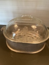 Guardian Service Ware Hammered Aluminum Oval Roaster with Domed Lid — listing 2