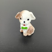 Vintage Ceramic Puppy Dog Figurine with Tilted Head and Collar — listing 6