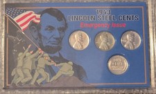 1943 Lincoln Steel Cents Emergency Issue Collection Set by Morgan Mint