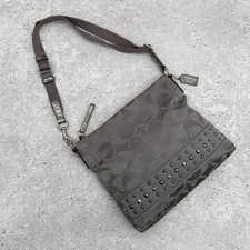 Coach Signature Nylon Packable Weekender Travel Tote Bag in Black — listing 2