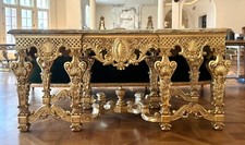 French Louis XV Style Giltwood Onyx-Top Occasional Table — listing 3