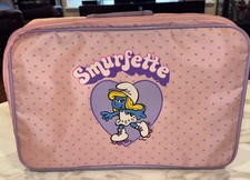 Roller Skating Smurfette PVC Figure on Original Card - Wallace Berrie & Co.