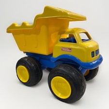 Tonka Heavy Duty Dump Truck, White Cab with Blue Tilting Bed (Metro Utility Services) — listing 6