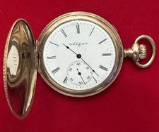 Elgin pocket filled Pocket Watch in Wadsworth Gold-Filled Hunter Case — listing 5