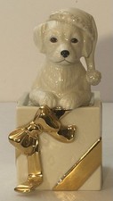 Lenox Golden Christmas Pup Porcelain Figurine — listing 3