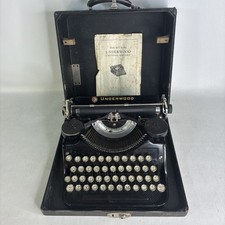 Underwood Portable Typewriter (3-Bank), Black — listing 4