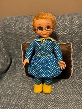 Vintage Mattel Miss Beasley Talking Doll (Non-Working, Blue Polka Dot Outfit) — listing 3