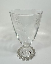 Anchor Hocking Emerald Green Boopie Bubble Foot Tea Glass Goblet, 6.75 inch — listing 2