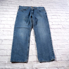 Lee Regular Fit Men's Blue Denim Jeans 38x30 — listing 3