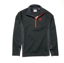 Spyder Men's Outbound Half-Zip Pullover Sweater Gray Black XL — listing 5