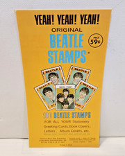 1964 Hallmark Beatles Stamps Complete Set of 4 - John, Paul, George, Ringo