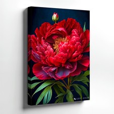 Decorative Floral Print Canvas Wall Art Panel — listing 3