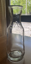 Clear Glass 1 Litre Carafe with Embossed Seal Medallion — listing 6