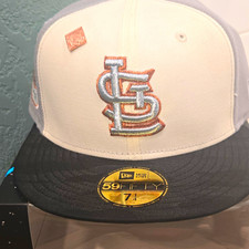 New Era 59FIFTY Arizona Cardinals NFL Fitted Baseball Cap, Size 8 1/8, White with Metal Logo — listing 4
