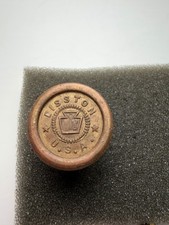 Antique Henry Disston & Sons Brass Saw Medallion Button, Philadelphia — listing 3