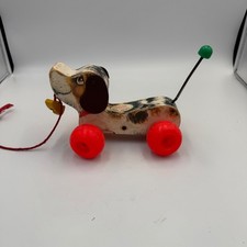 Fisher-Price Little Snoopy Pull Toy Beagle Dog #693