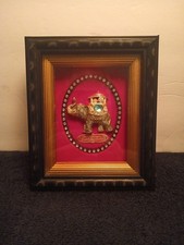 Thai Traditional Elephant Art Print Framed Behind Glass — listing 4