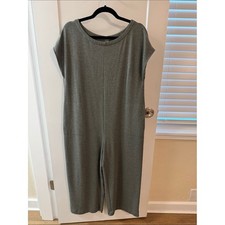 J. Jill Signature Soft Black Faux-Wrap Long-Sleeve Jumpsuit, Size L — listing 5