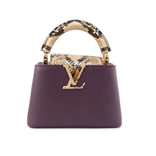 Louis Vuitton Capucines BB Denim Embroidered Monogram Bag