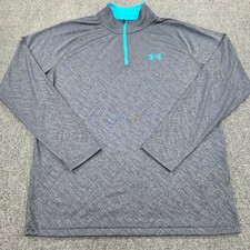 Under Armour HeatGear Women's 1/4 Zip Pullover, Royal Blue, Size Medium — listing 6