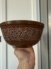 Vintage Pyrex Woodland Brown #403 Mixing Bowl 2.5 Qt — listing 6