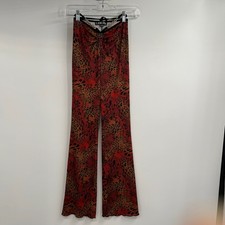 Leopard Print Mesh Two-Piece Set - Flare Pants & Button-Up Top — listing 5
