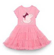 Peppa Pig "Best of Friends" Baby Girl Tutu Dress, Size 12M, Navy — listing 5