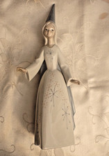 Lladro Fairy Godmother Figurine #4595 with Porcelain Bisque Bell — listing 4