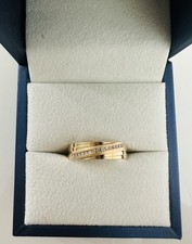 14K Gold Ornate Floral Patterned Wedding Band Size 9-10