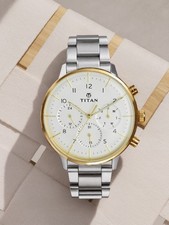 Titan Rose Gold-Tone Multifunction Men's Dress Watch