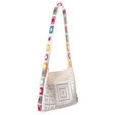 Handmade Crocheted Cotton Cord Tote Bag with Double Handles, listing 6