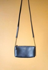 Kate Spade White Leather Shoulder Bag with Silver Diamond Logo Plaque — listing 6