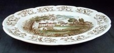 Johnson Bros. Windsor Ware "Mount Vernon" Brown Multicolor Transferware Covered Sugar Bowl — listing 6