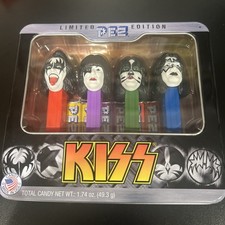 PEZ Limited Edition KISS Collector's Tin Gift Set (4 Dispensers)
