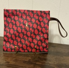 Vintage Roberta di Camerino Italian Trompe l'Oeil Chain Print Cosmetic Bag — listing 2