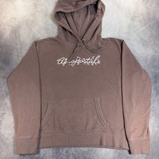 Aeropostale Black Pullover Hoodie with Floral Embroidered AERO NYC Logo — listing 4