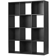 Modern Black Asymmetrical Cube Bookshelf / Display Shelving Unit — listing 4