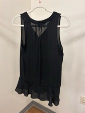 Mossimo Teal Embroidered Aztec Geometric Racerback Tank Top, Size M — listing 4